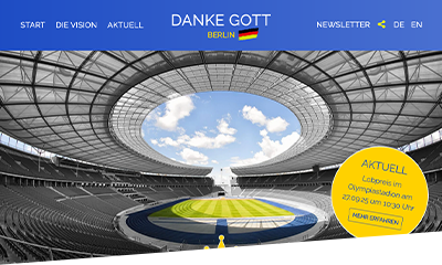 Website Danke Gott Projekt Berlin